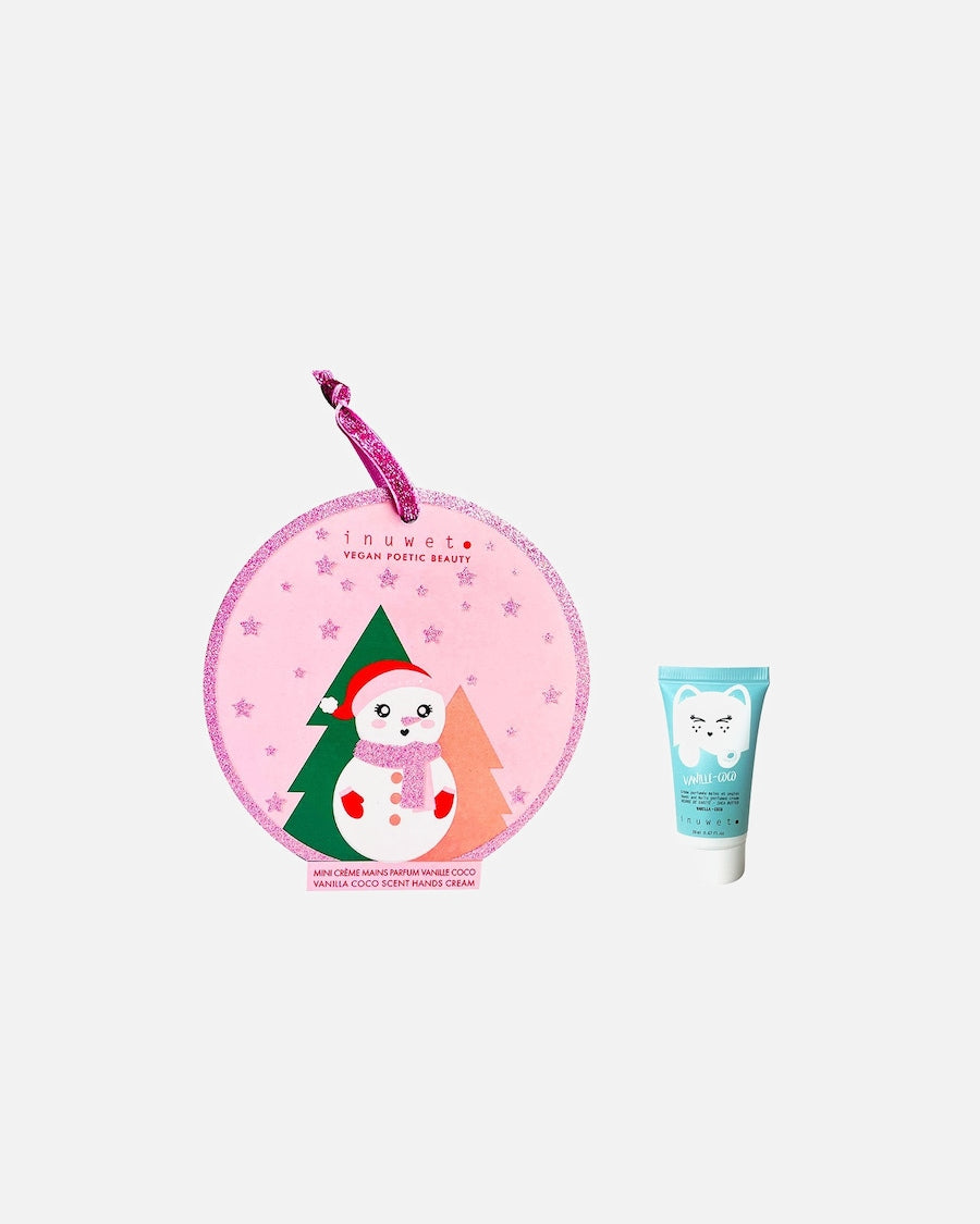 Crème pour les mains Bonhomme de neige Vert