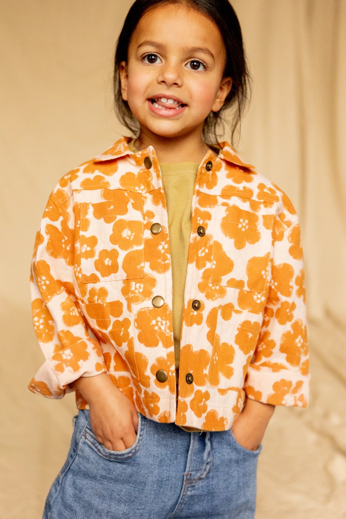 Veste Avari Flora Bold Orange