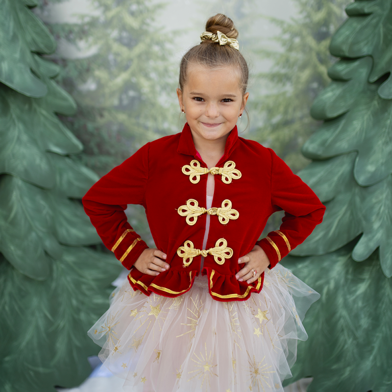 Robe de princesse étoiles dorées