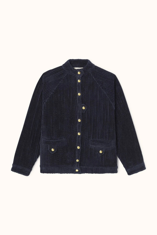Veste Kalpana Velours Côtelé Navy