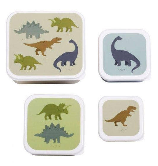 4 boites à gouter Dinosaure
