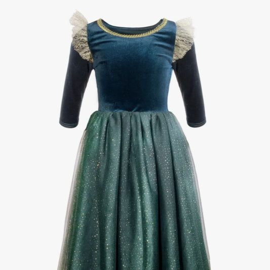 Robe de princesse bleu nuit