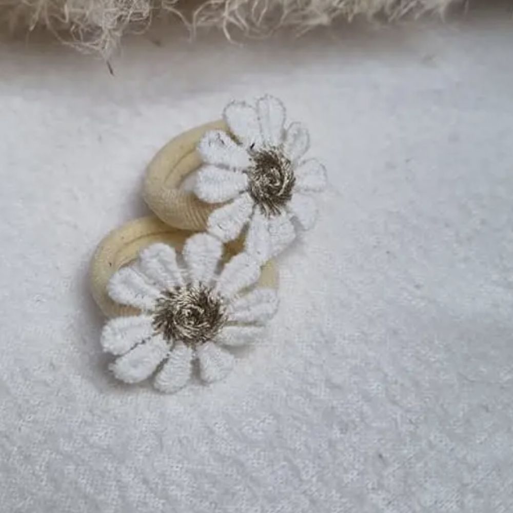 Petit élastique marguerite par 2