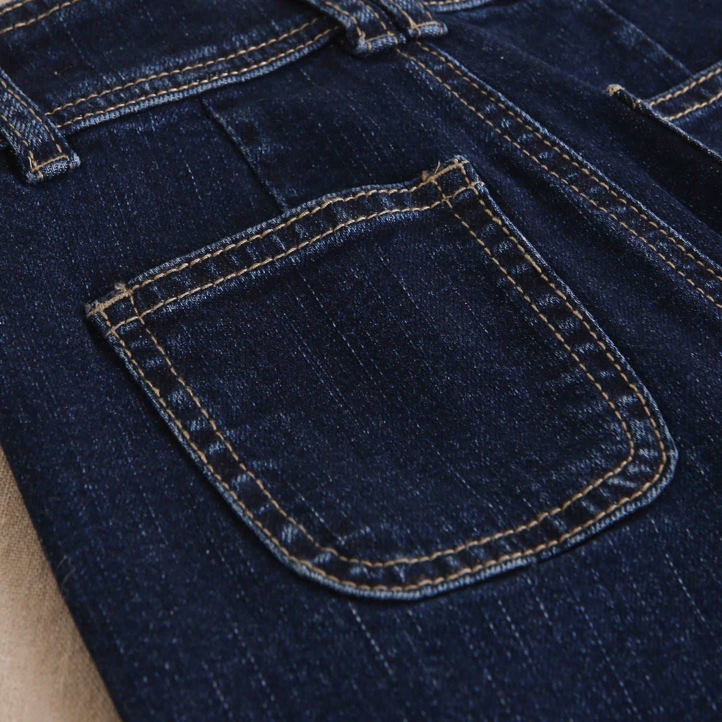 Pantalon long pour fille, culotte en jean