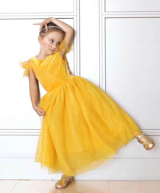 Robe princesse yellow