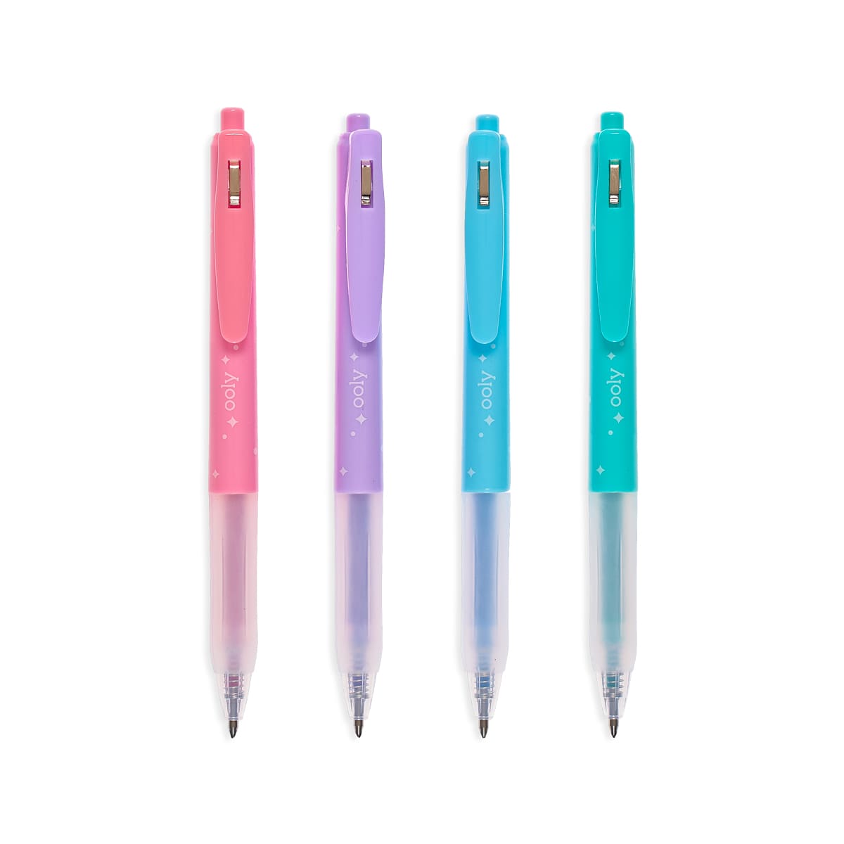 Stylo gel glitter x4