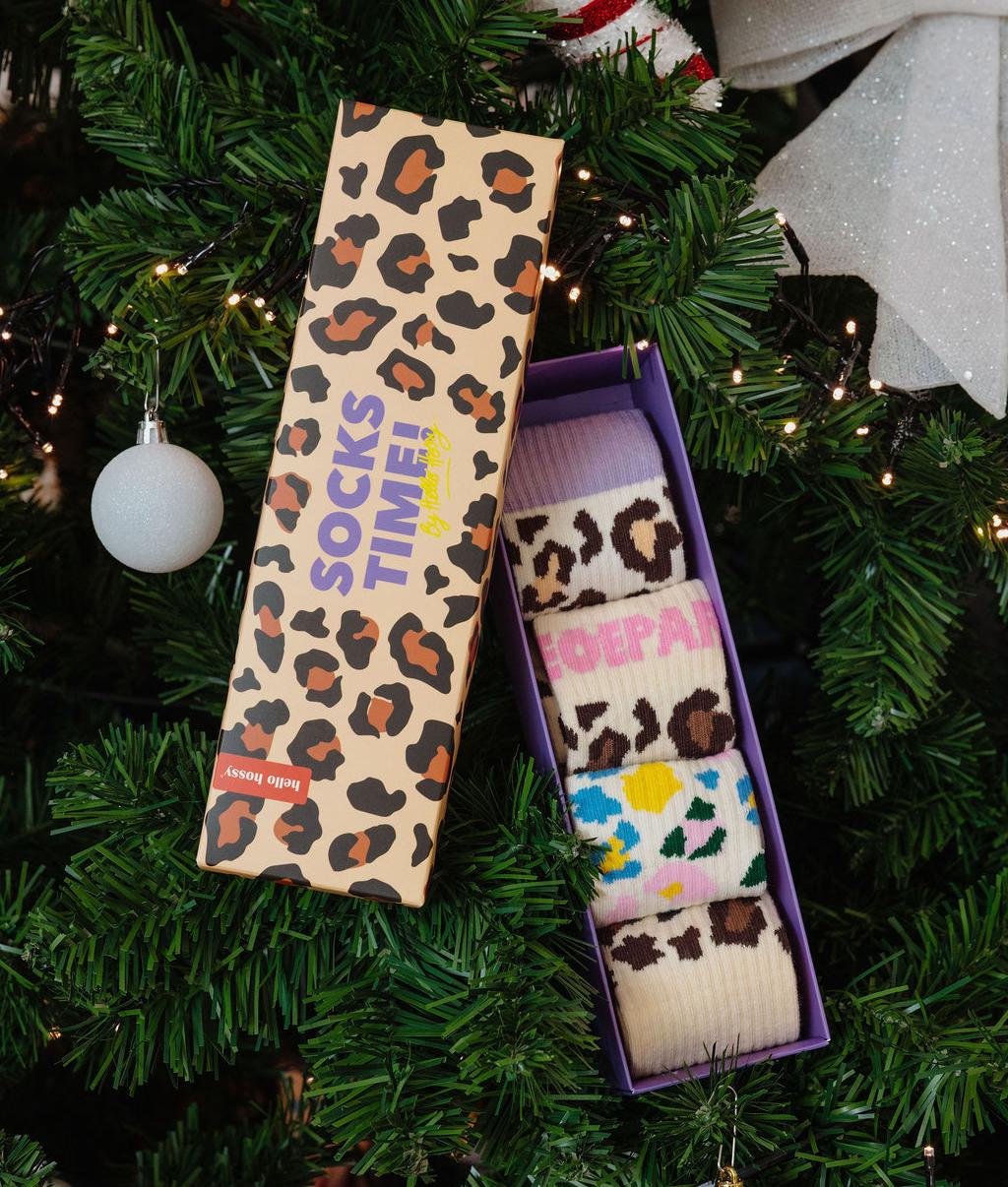 Pack Chaussettes - Léopard.