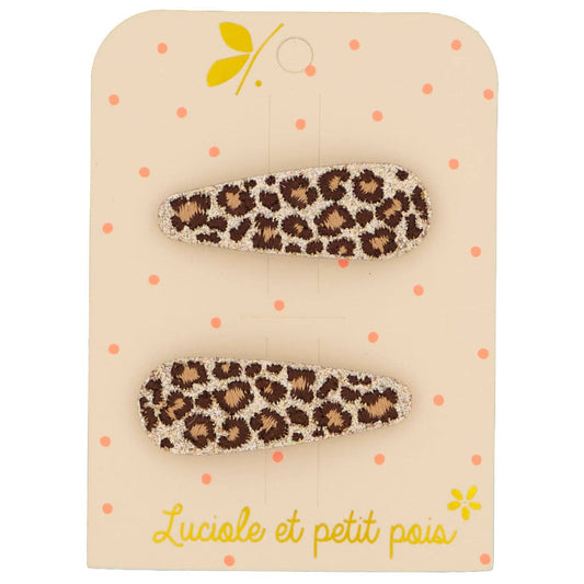 Barrettes Léo x2