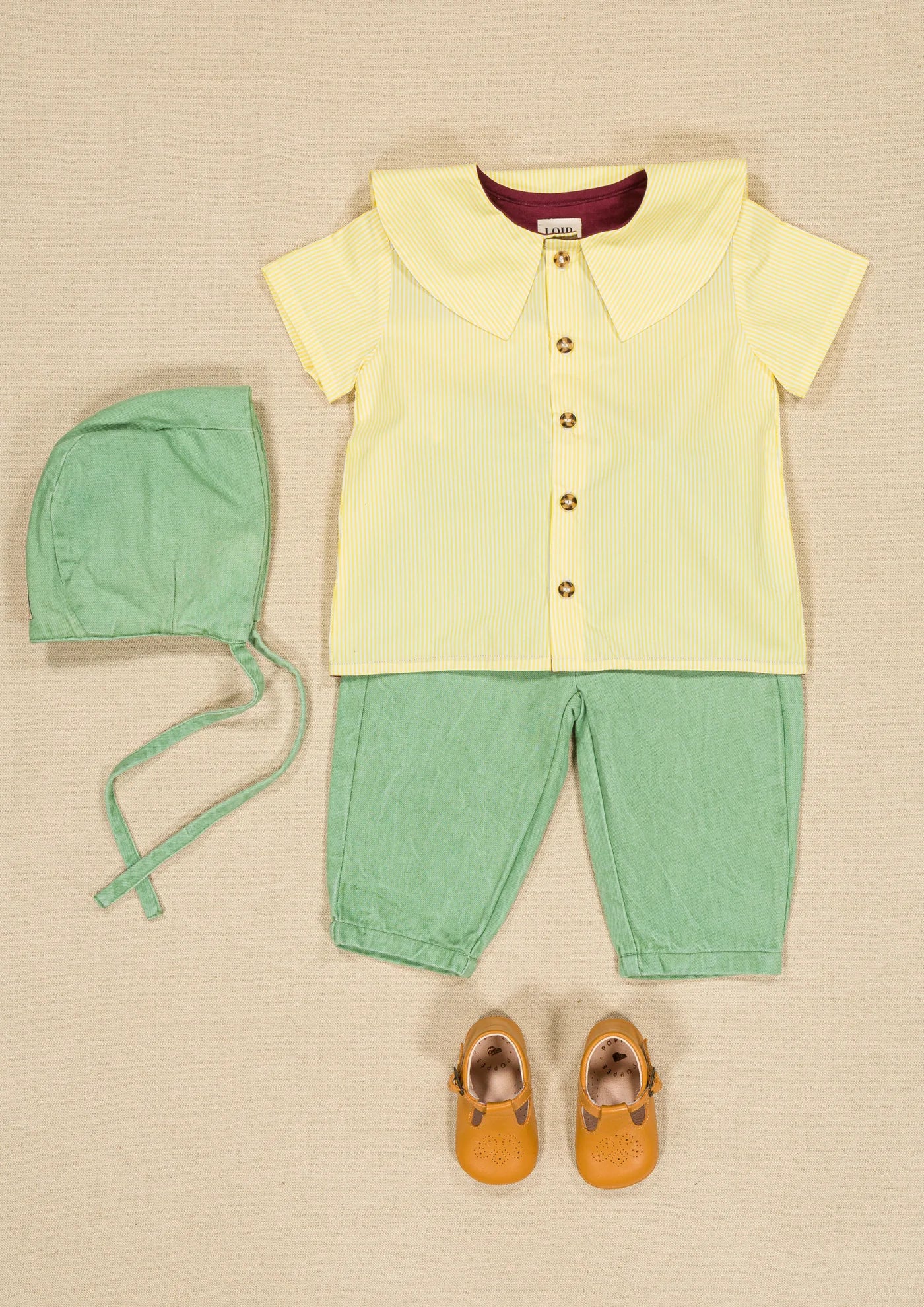 Pantalon grégoire - denim vert