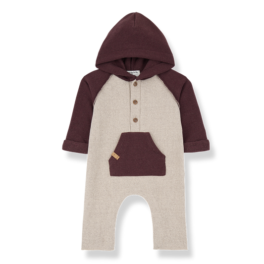 Combinaison LUDVIG beige & bordeaux