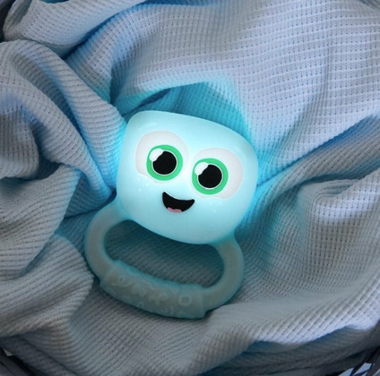 Hochet lumineux bleu "Blair"