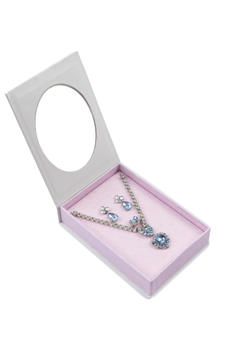 Coffret bijoux Marilyn bleu