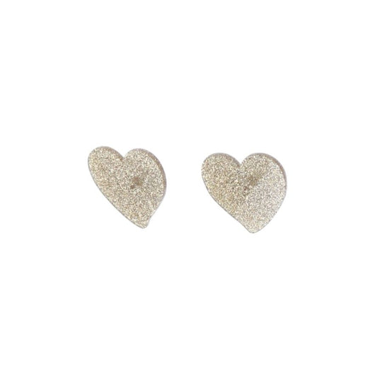 Boucles d'oreilles cœur doré