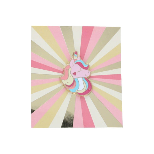 Pin's licorne multicolore