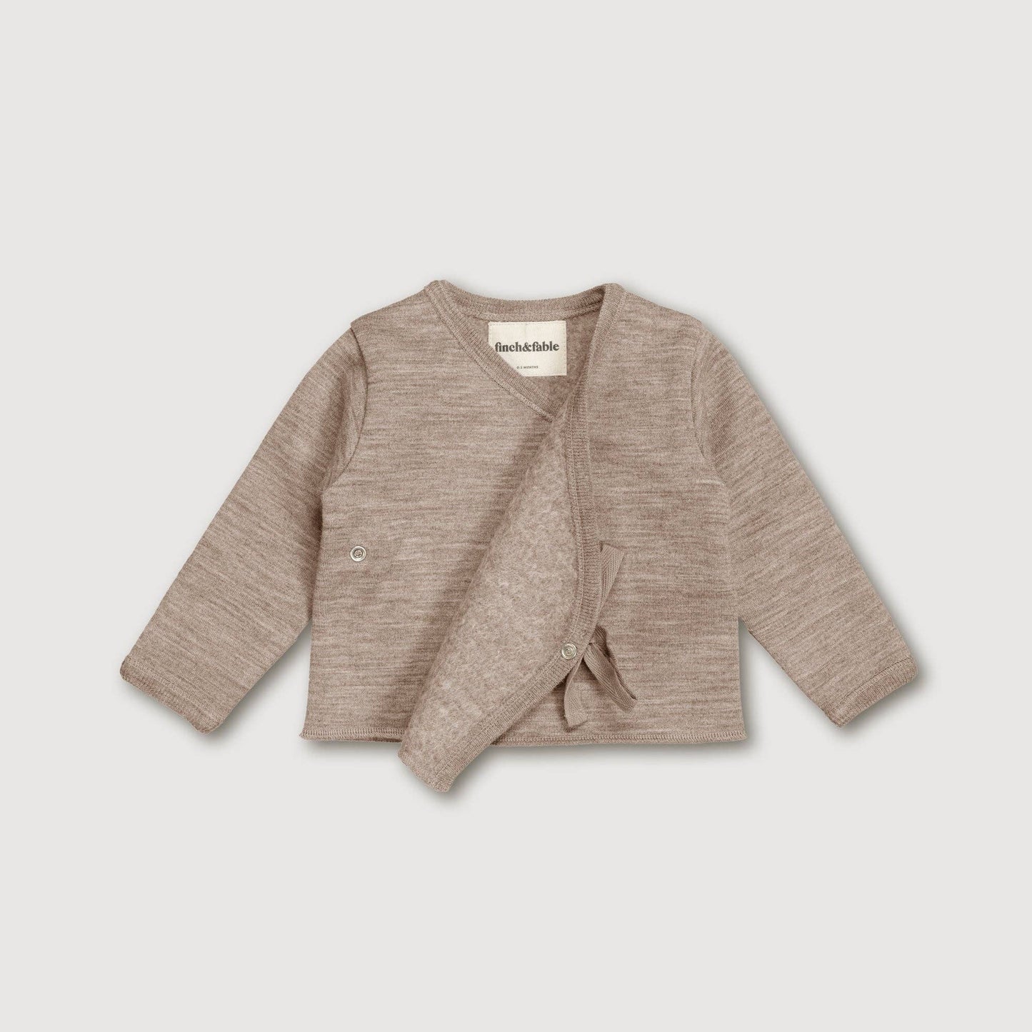 Cardigan en laine polaire - Sand