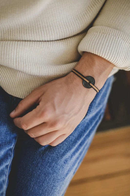 Bracelet Le Charbon Montaigne marron