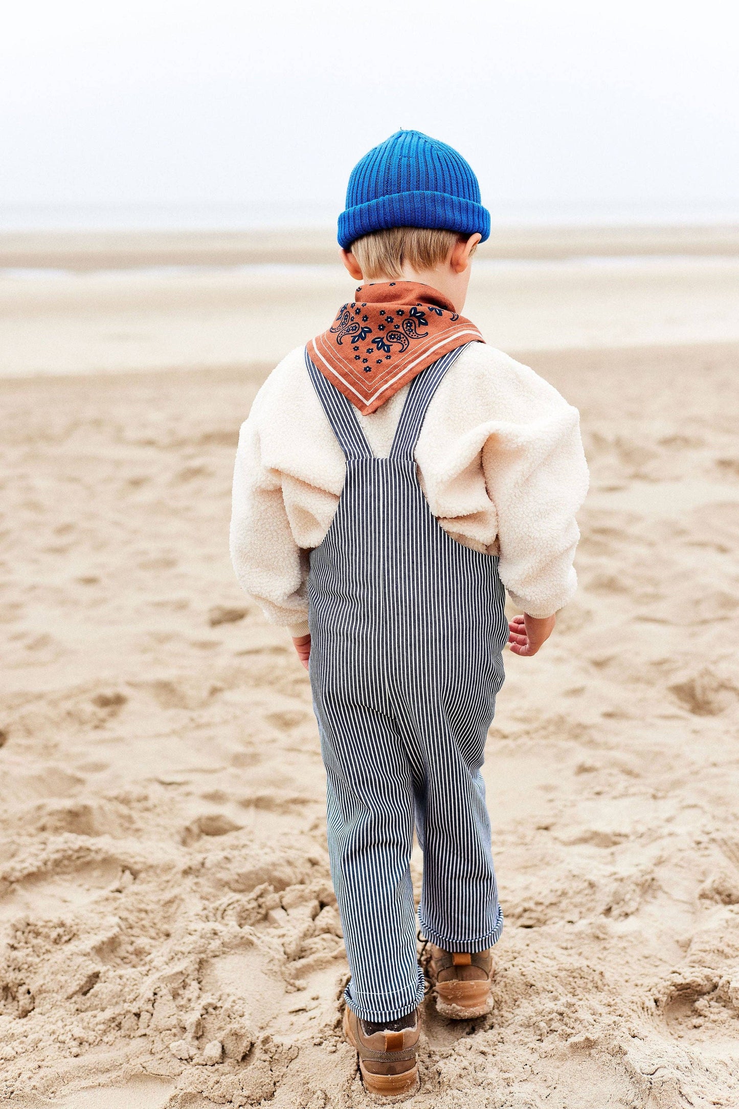 Salopette Eliette  rayure marine