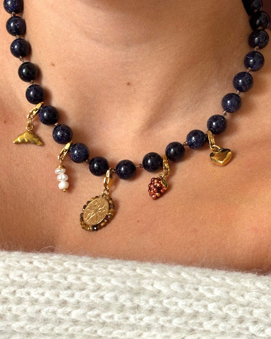 Collier Starry Purple