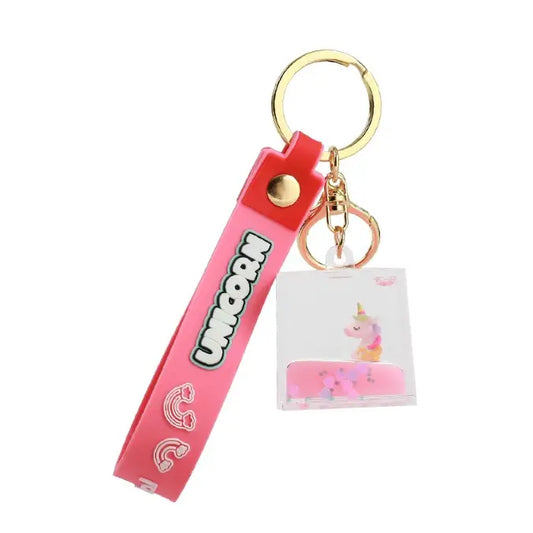 Porte-clés Liquid cube UNICORN