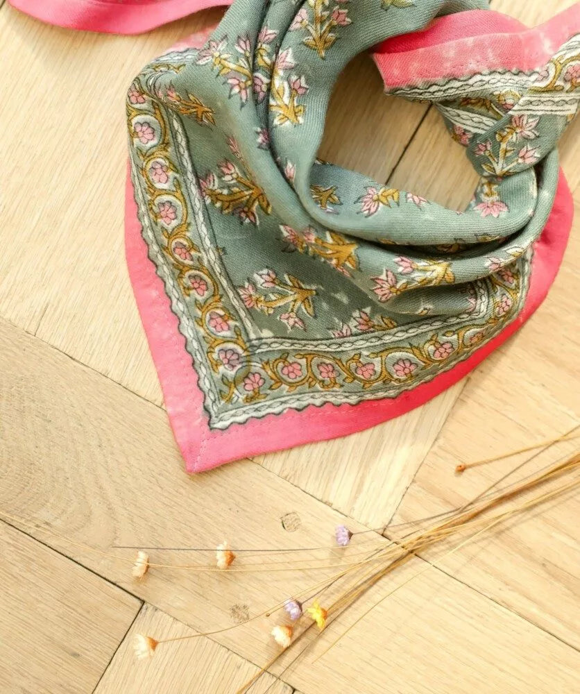 Foulard petit format - prana sauge