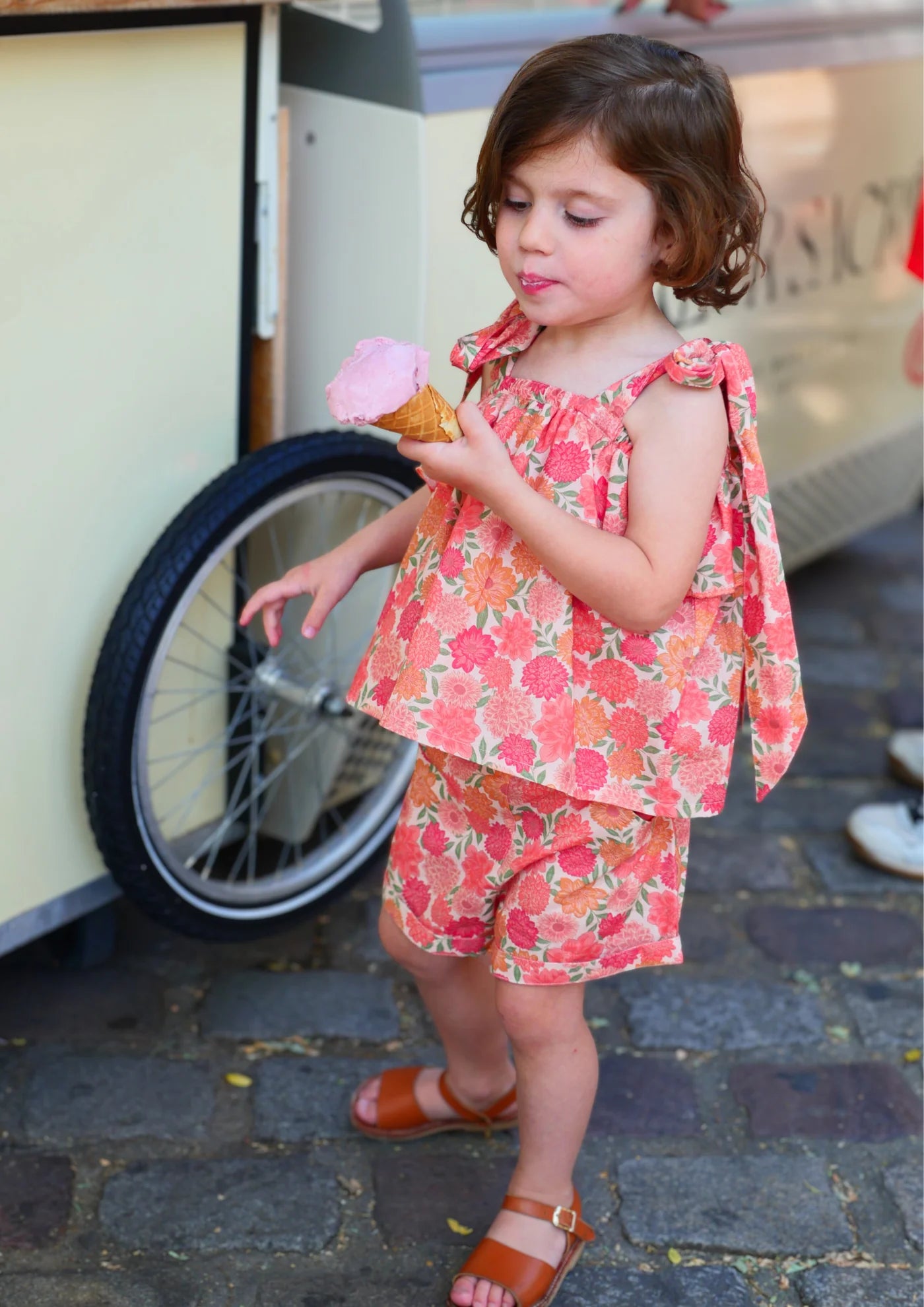 Blouse castille - pivoine