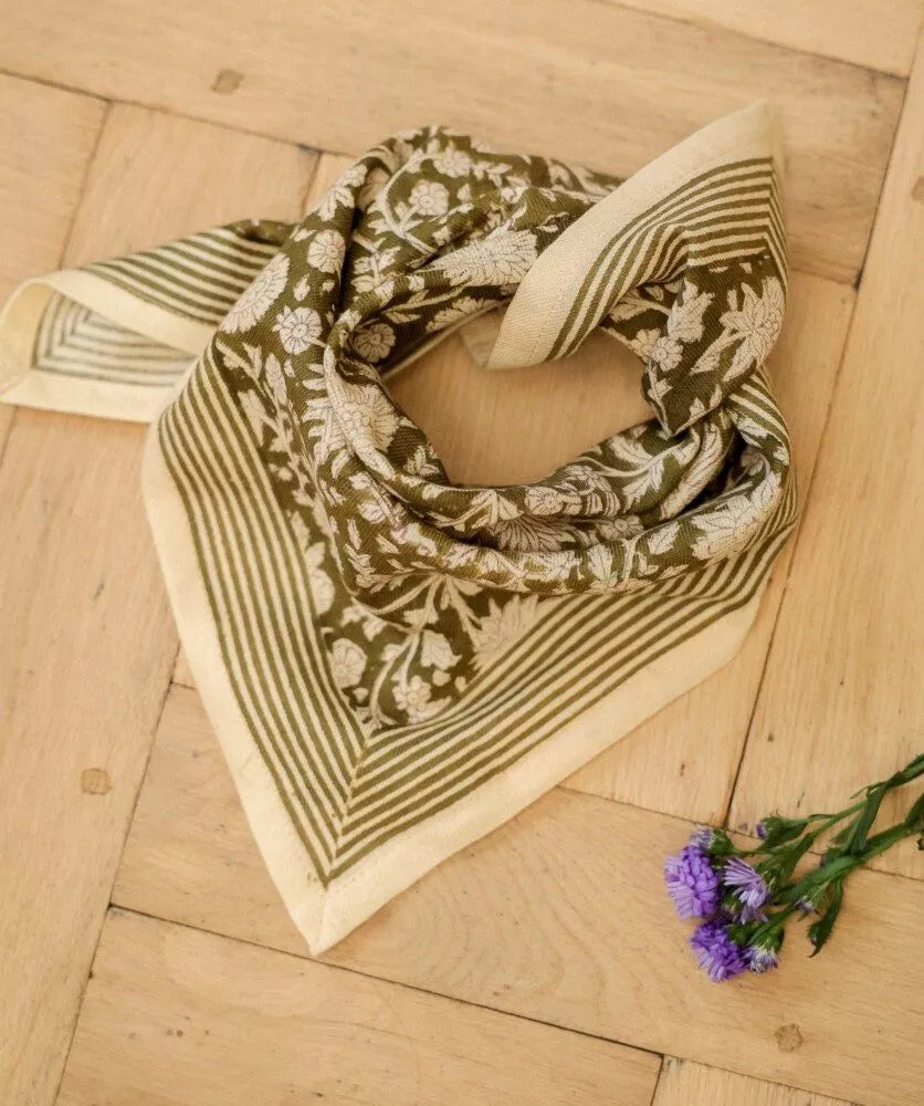 Foulard petit format - anjali kaki