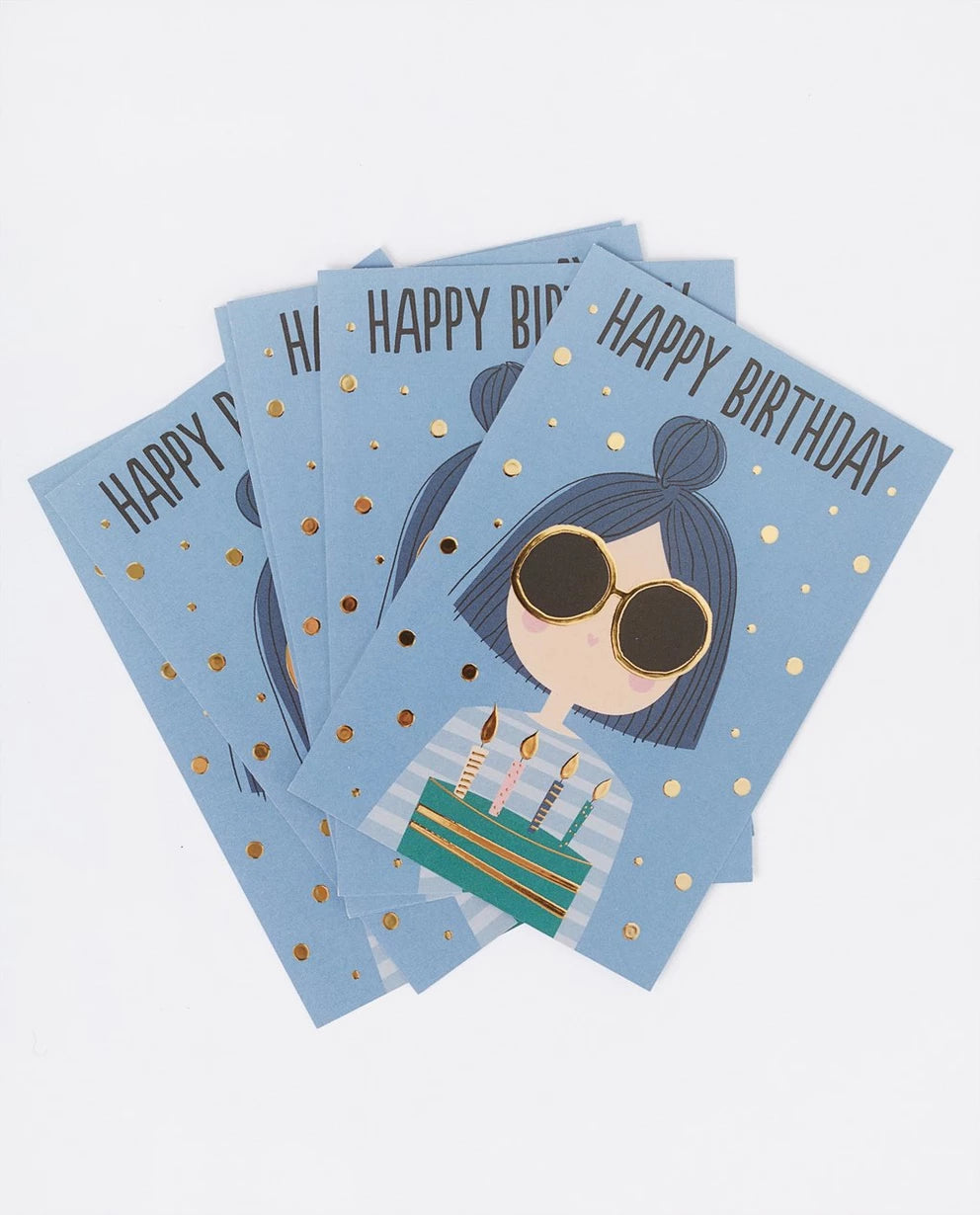 Carte d’anniversaire Happy Birthday