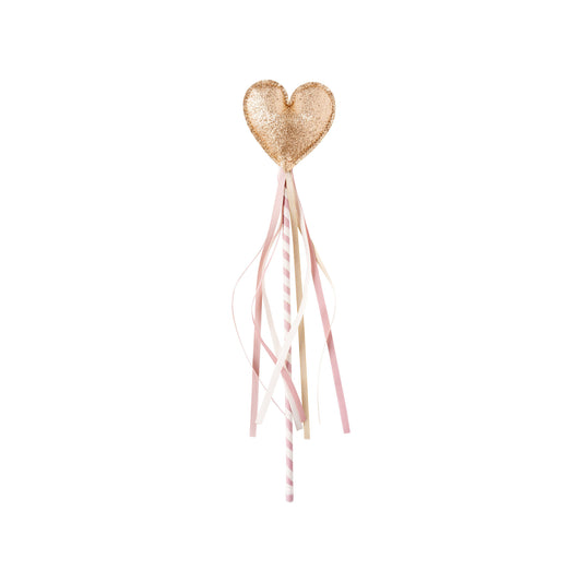 Baguette coeur à paillettes
