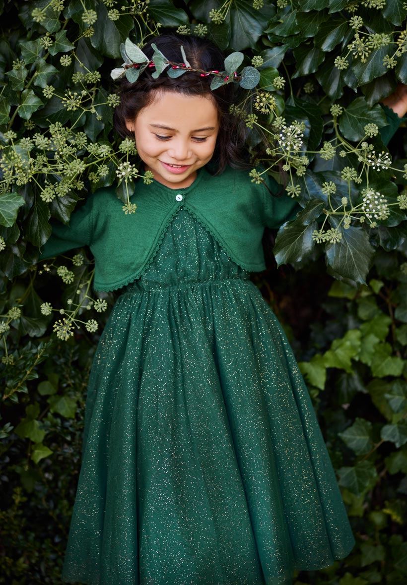 Robe Scarlett vert sapin