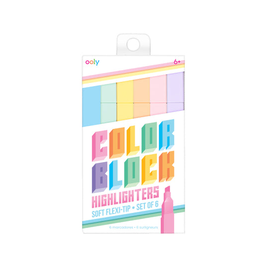 Surligneur pastel x6 Color Block