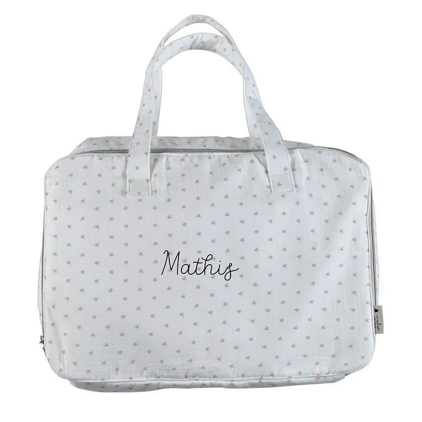 Valise de naissance gaze de coton