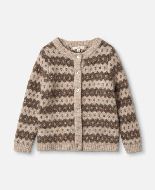 GILET NORDIQUE ÉTOILE - SANDSHELL/CARAFE