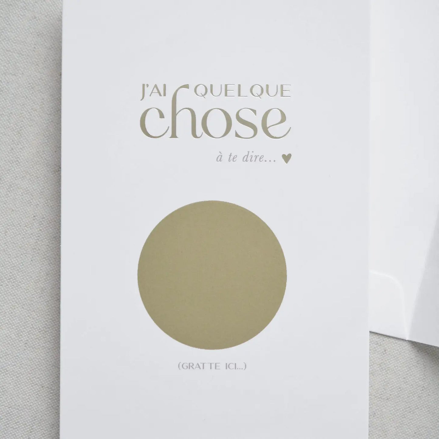 Cartes annonces à gratter 'parrain'