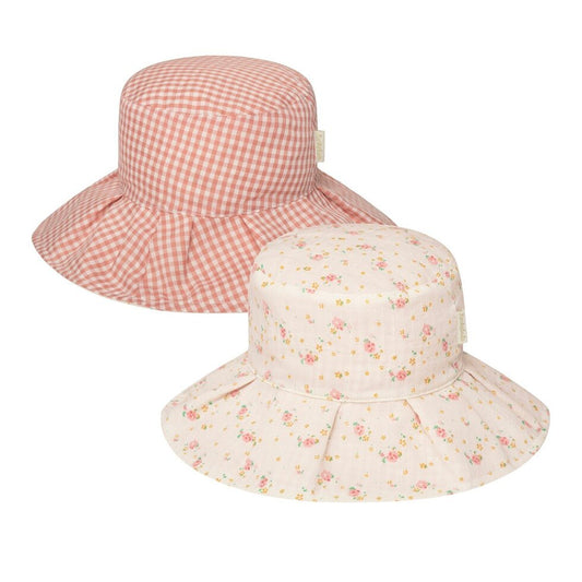 Chapeau réversible 3/8 ans fille
