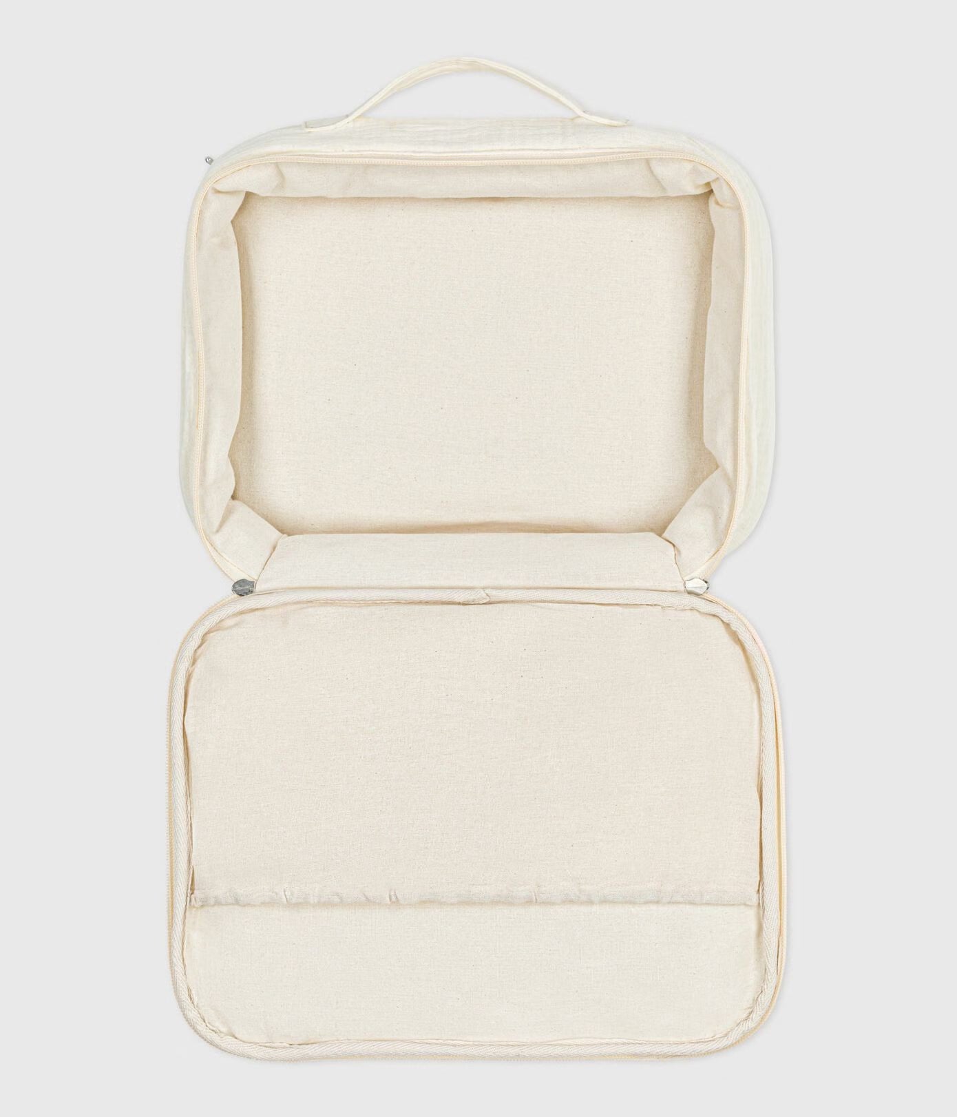 Valisette naissance en gaze de coton brodé