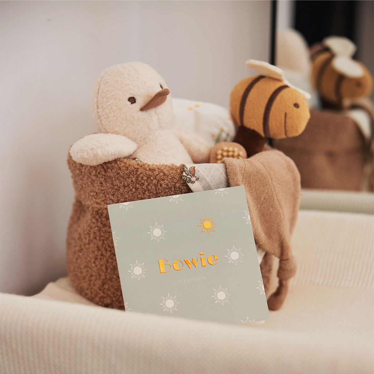 Petit Panier de rangement bouclette