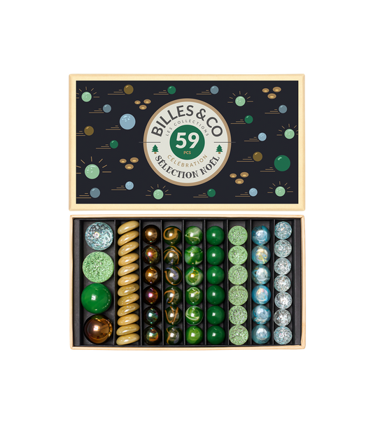 Grand coffret de billes - Sélection Noel