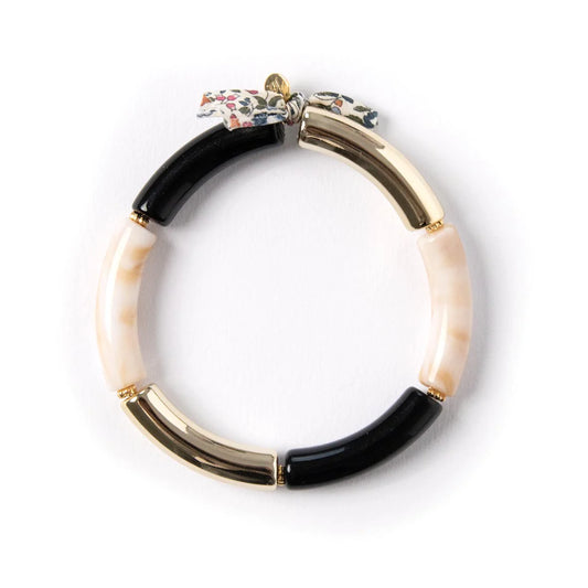 Bracelet Alba Corail Noir - taille Maman