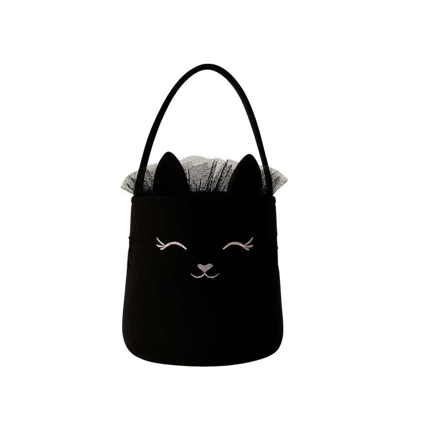 Panier d'Halloween Luna le chat