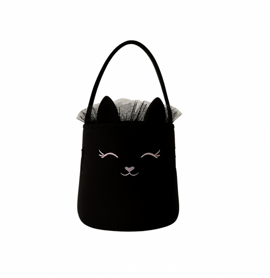 Panier d'Halloween Luna le chat