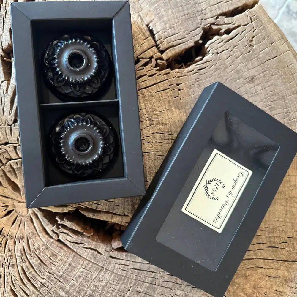 Coffret de 2 bougeoirs fleuriste