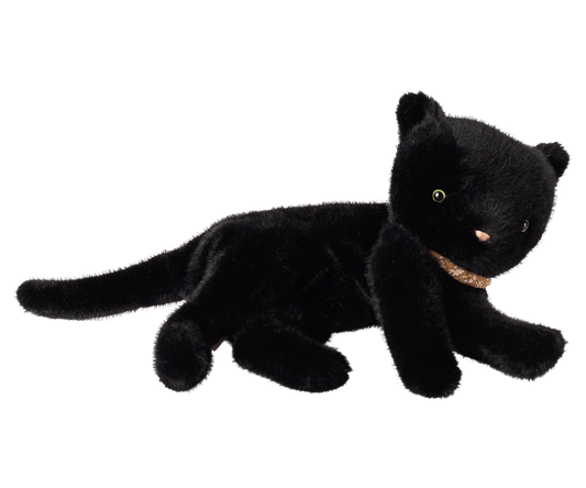 Maileg :  Peluche chaton endormi, Medium - Noir