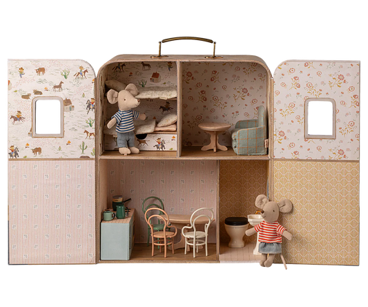 Maileg : Maison SuitCasa, Petite sœur et petit frère souris
