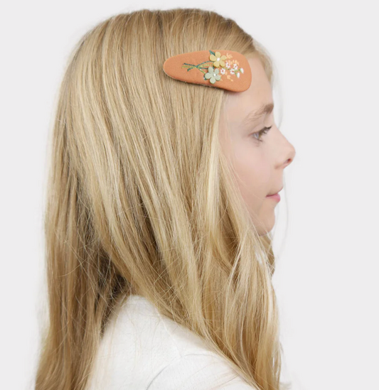 Barrettes à fleurs