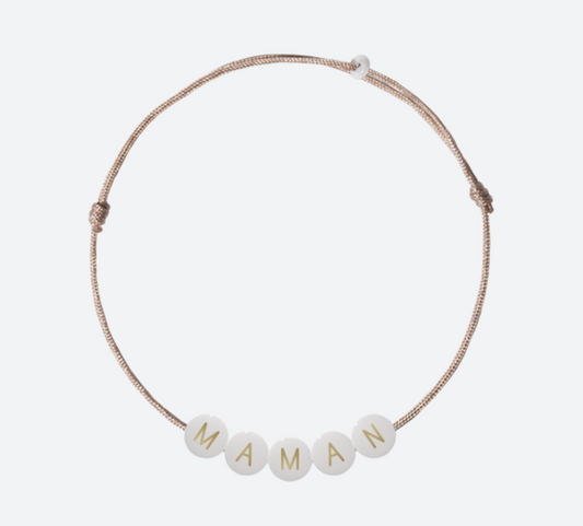 Bracelet en céramique "MAMAN"