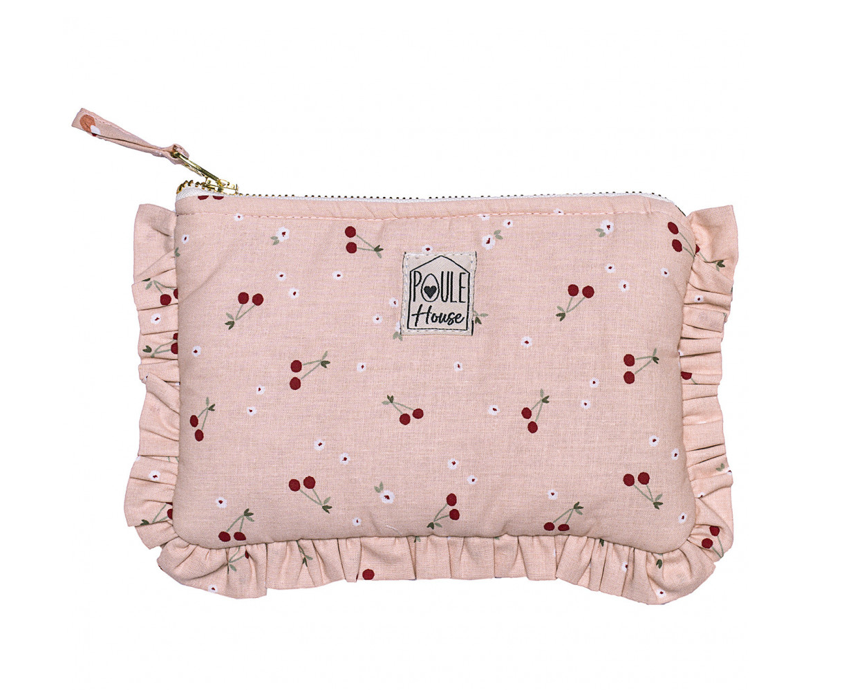 Lola : Pochette froufrou - cerises