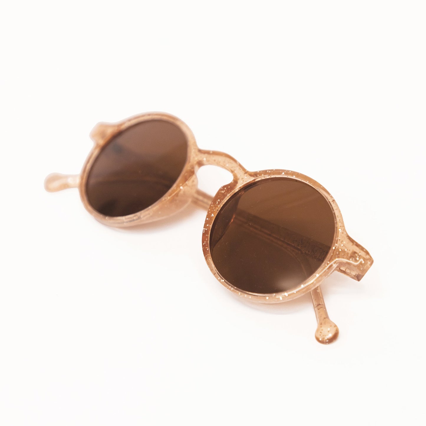 Lunettes de soleil Mrs Ertha Glitter peach