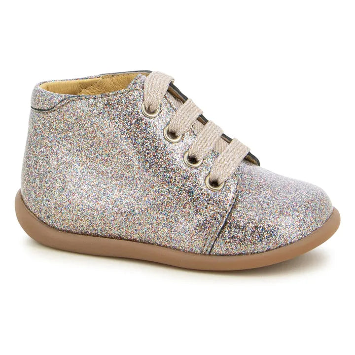 Pom d’Api : Chaussures Stand-up glitter lisse multi