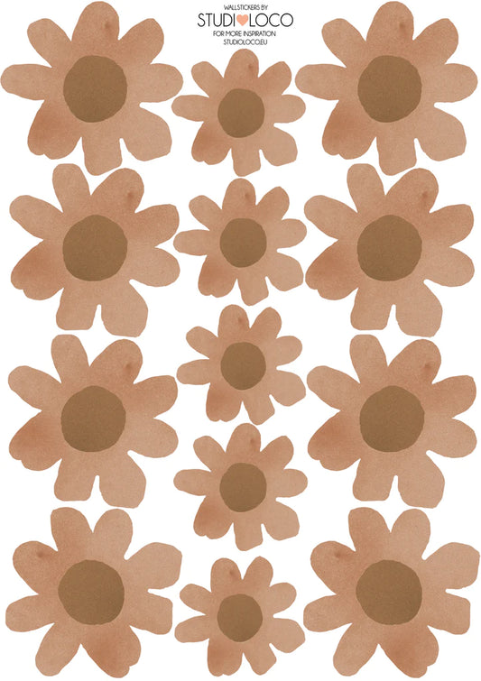 Feuille de stickers Flower