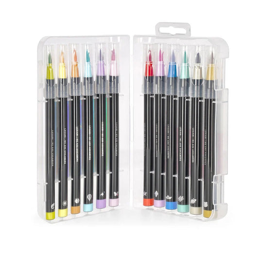 Set de 12 Feutres pinceaux Pastel colours
